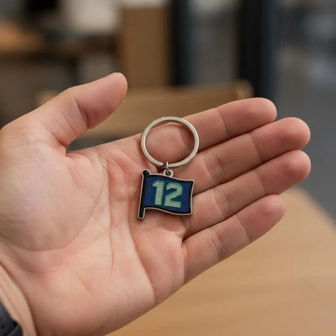 12th Fan Keychain – Your Spirit, Our Strength