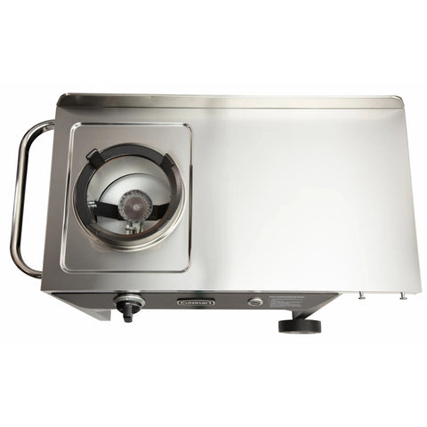 Cuisinart 锟斤拷 Outdoor Wok Station, 50,000 BTU Propane Outdoor Wok Burner w Prep Table, 14锟芥�锟斤拷 Carbon Steel Wok for Stir Fry, Searing, BBQ 锟斤拷 Black