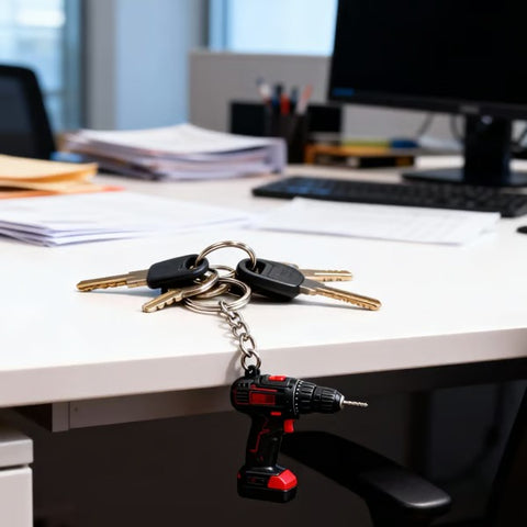 "Mini Drill Keychain" - Compact Tool for Everyday Tasks