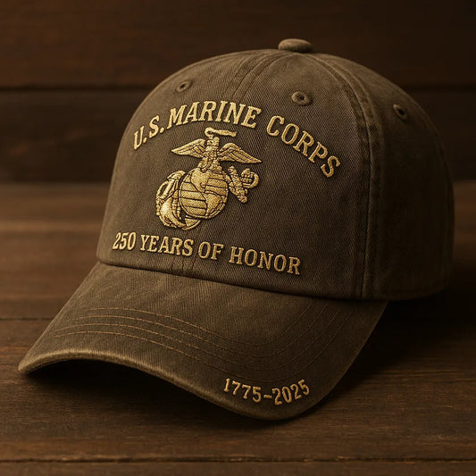 USMC 250th Birthday Vintage Cap