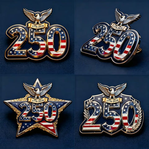 US 250th Anniversary Commemorative Brooch