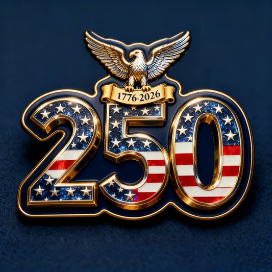 US 250th Anniversary Commemorative Brooch