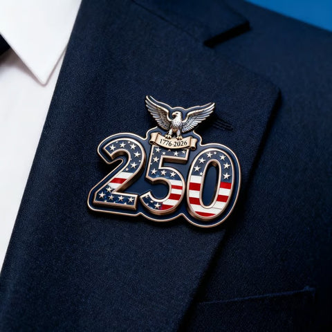 US 250th Anniversary Commemorative Brooch