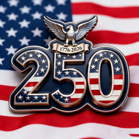 US 250th Anniversary Commemorative Brooch