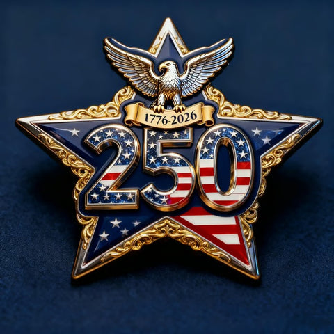 US 250th Anniversary Commemorative Brooch