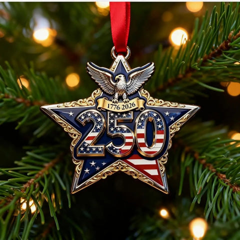 America 250th Anniversary Ornament