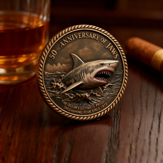 Jaws 50th Anniversary Coin - The Ocean's Ultimate Predator