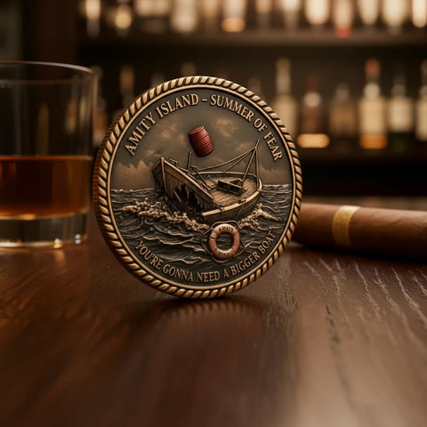 Jaws 50th Anniversary Coin - The Ocean's Ultimate Predator