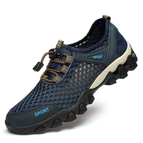 Men's Breathable Mesh Water Shoes With Non-Slip EVA Sole