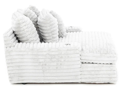 Nestle Chaise Lounge With Dual Cupholders And Charging Ports