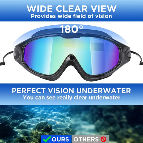 Anti - Fog and No-Leak Swimming Goggles