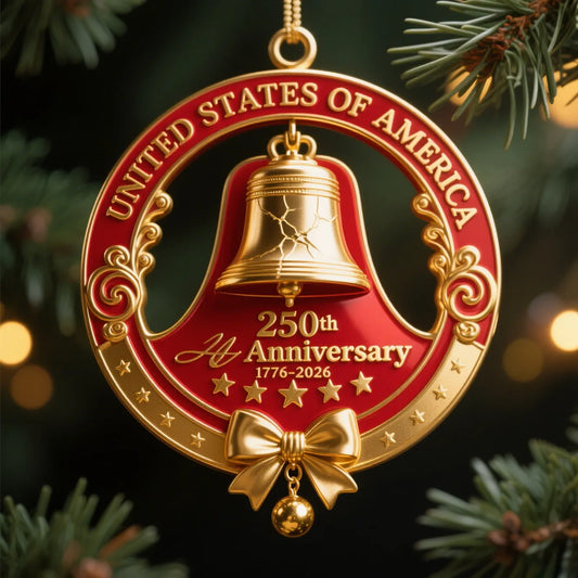 United States 250th Anniversary Liberty Bell Ornament