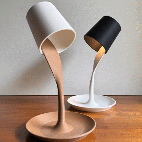 3D-Dynamic Table Lamp with Tray