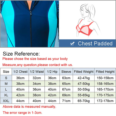 SBART UPF 50+ Full Body Diving Wetsuit One Piece Long Sleeve Rash Guard with cap women Vintage Swimwear Surfing Suit anti-uv