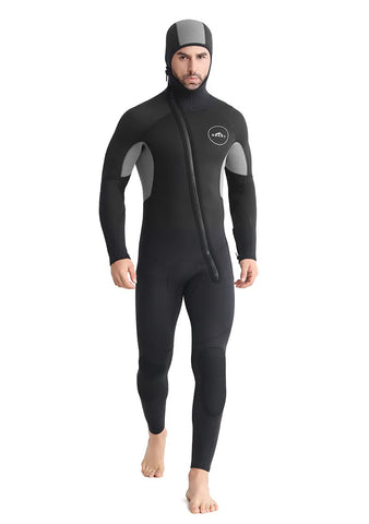 New 5/7MM Thickened Diving Suit Surfing Suit One Piece Diving Suit Cold and Warm Plucked Jellyfish Suit