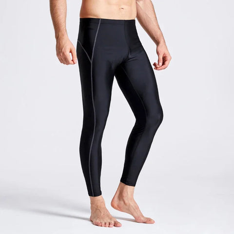 Rash Guard Swimming Trunks Long Pants Quick Dry Triathlon Men Women Swimwear Jammers Beach Surf Diving Swimsuit