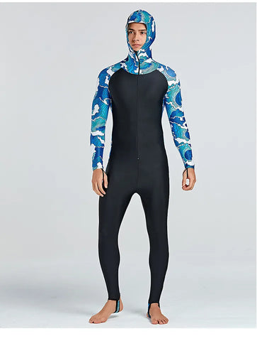 SBART New Women's Diving Suit One Piece Sun Protection Long Sleeve Slim Fit Swimwear