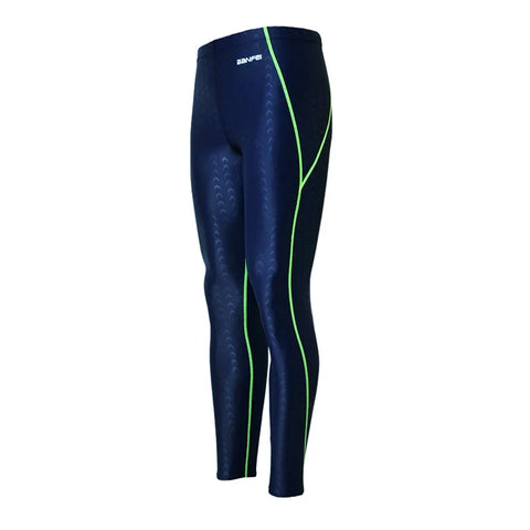 BanFei Professional Swimming Trunks Long Pants Women Men Quick Dry Diving  Jammers Swimwear Swimsuit Rash Guard Nylon Spandex