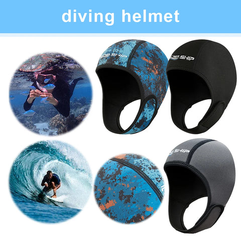 2mm Neoprene Dive Hood Wetsuit Hood Quick Dry Thermal Hood