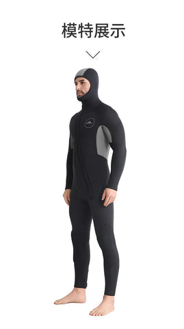 New 5/7MM Thickened Diving Suit Surfing Suit One Piece Diving Suit Cold and Warm Plucked Jellyfish Suit