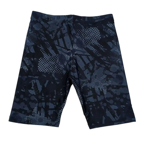 Asian Size Men's Swimming Trunks Shorts Long to Knee Competitive Swim Training Swimsuit Men Pants Quick dry Printed