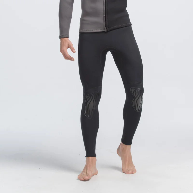 3mm Fleece Lined Wetsuit Jacket Neoprene Top Front Zip Thermal Diving Suit Upper for Men Women