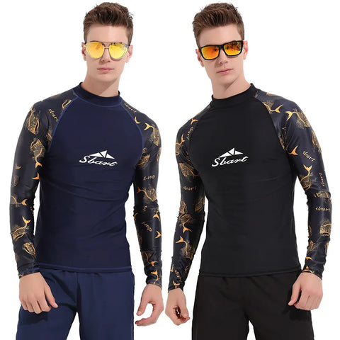 Sail Sunscreen Suit Men's Diving Suit Tight Elastic Split Adult Long Sleeve Jellyfish Suit Diving Suit