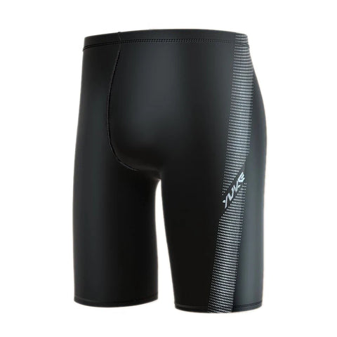 Asian Size Men's Swimming Trunks Shorts Long to Knee Competitive Swim Training Swimsuit Men Pants Quick dry Printed