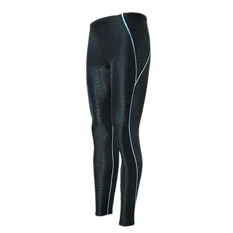 BanFei Professional Swimming Trunks Long Pants Women Men Quick Dry Diving  Jammers Swimwear Swimsuit Rash Guard Nylon Spandex