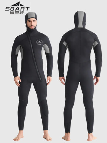 New 5/7MM Thickened Diving Suit Surfing Suit One Piece Diving Suit Cold and Warm Plucked Jellyfish Suit