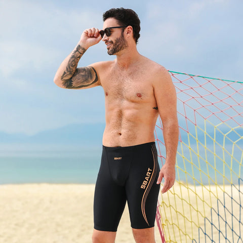 Men’s Swim Trunks Quick Dry Beach Shorts Breathable Lightweight Elastic Waist Summer Board Shorts for Swimming