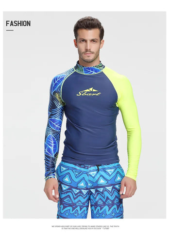Sail Sunscreen Suit Men's Diving Suit Tight Elastic Split Adult Long Sleeve Jellyfish Suit Diving Suit
