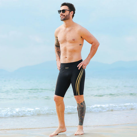 Men’s Swim Trunks Quick Dry Beach Shorts Breathable Lightweight Elastic Waist Summer Board Shorts for Swimming