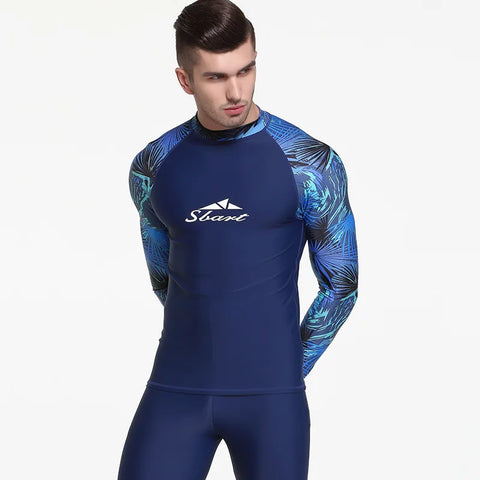 Sail Sunscreen Suit Men's Diving Suit Tight Elastic Split Adult Long Sleeve Jellyfish Suit Diving Suit