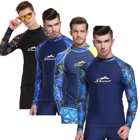 Sail Sunscreen Suit Men's Diving Suit Tight Elastic Split Adult Long Sleeve Jellyfish Suit Diving Suit