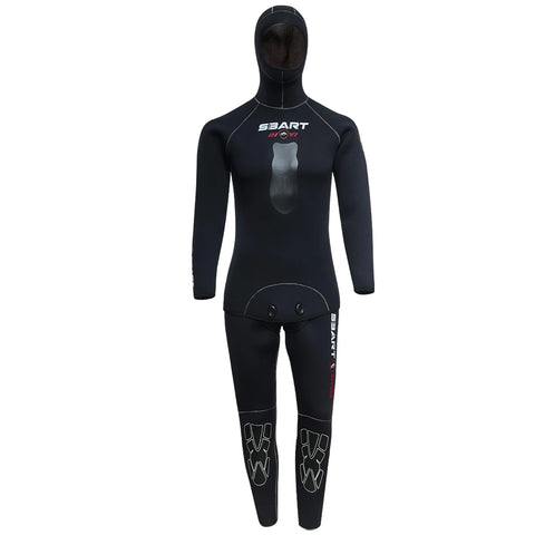 5MM Solid Color Neoprene Two-Piece Wetsuit Set