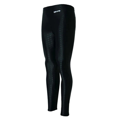 BanFei Professional Swimming Trunks Long Pants Women Men Quick Dry Diving  Jammers Swimwear Swimsuit Rash Guard Nylon Spandex