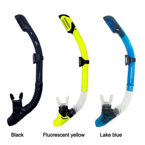 Diving Snorkel Silicone Full Dry Mouthpiece Swimming Underwater Diving Air Breathing Tube for Swim Accessories