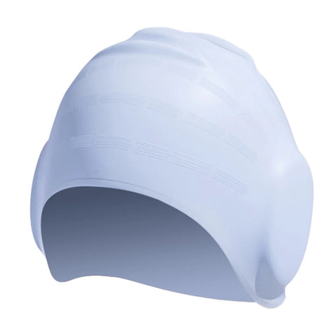 Silicone Swimming Cap Ear Protection Waterproof Bathing Cap High Elasticity Swim Cap for Long & Short Hair