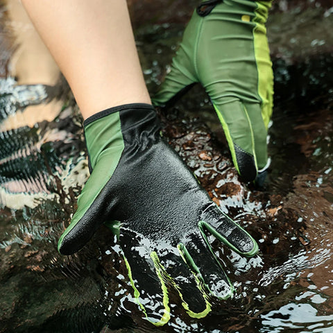 Scuba Snorkeling Gloves Lightweight Paddling Surfing Gloves Elastic Anti-scratch Antiskid Comfortable Water Sports Equipment