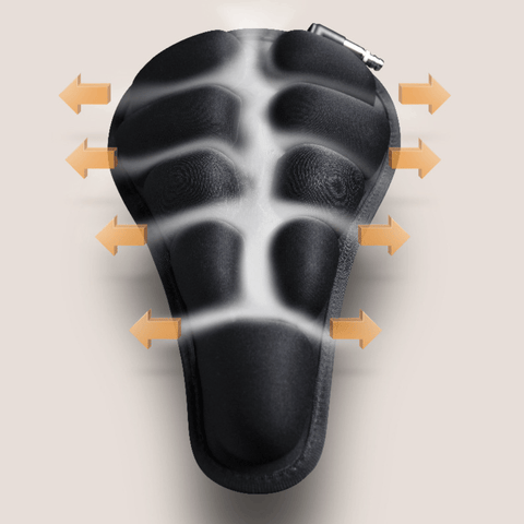Aircush Saddle Cover Foldable Inflatable Airbag Seat Cushion
