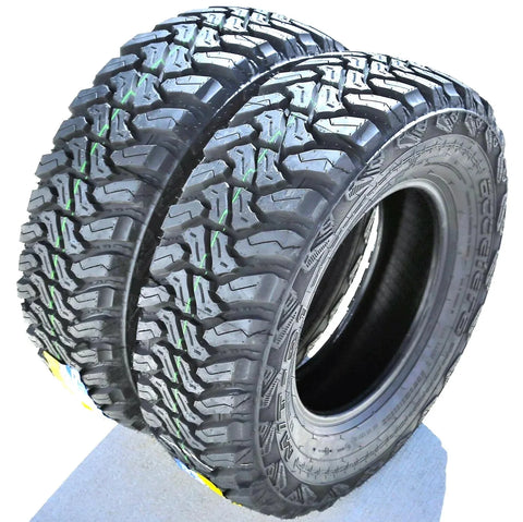 Pair of 2 (TWO) Accelera M/T-01 LT 235/75R15 Load C 6 Ply MT Mud Tires
