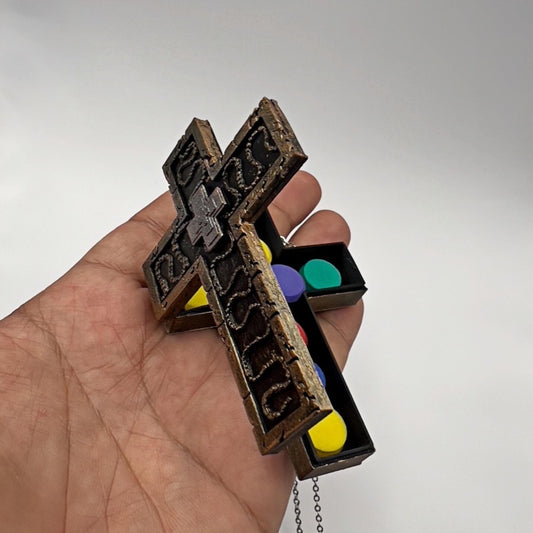 Squid Thanos 230 - Game Cross Necklace