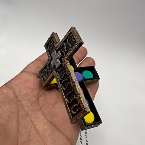 Squid Thanos 230 - Game Cross Necklace