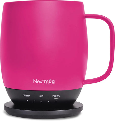 A coffee cup with temperature control function and the ability to automatically heat up