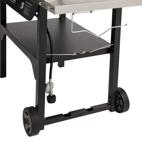 Cuisinart 锟斤拷 Outdoor Wok Station, 50,000 BTU Propane Outdoor Wok Burner w Prep Table, 14锟芥�锟斤拷 Carbon Steel Wok for Stir Fry, Searing, BBQ 锟斤拷 Black