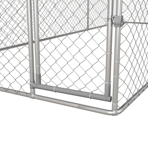 PawHut 19.7' x 7.5' x 7.5' Outdoor Dog Kennel W/ Waterproof Roof