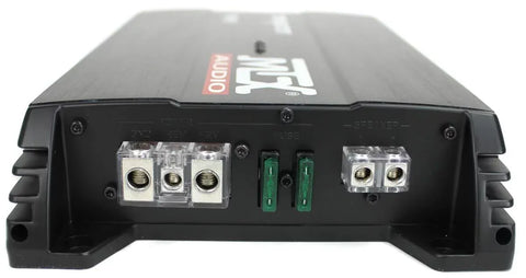 MTX 12" Dual Loaded Car Subwoofer w/Sub Box, Amplifier, & QPower Wiring Kit