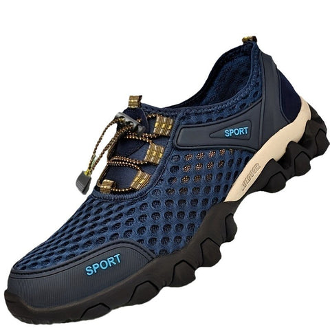 Men's Breathable Mesh Water Shoes With Non-Slip EVA Sole
