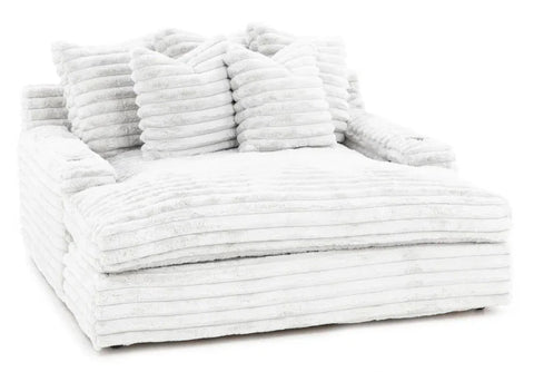 Nestle Chaise Lounge With Dual Cupholders And Charging Ports